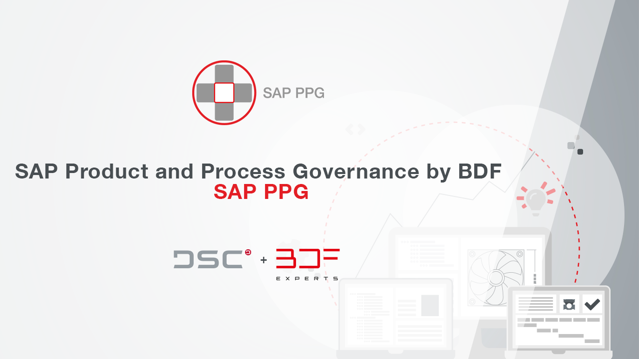 DSC and BDF enhance the standard SAP product portfolio with the new solution SAP PPG